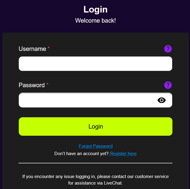 Login